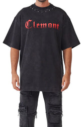 Camiseta Oversize Hombre Clemont Abominio Camiseta